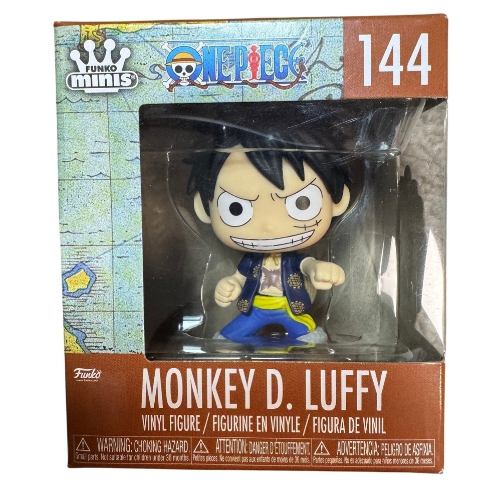 Funko Minis One Piece Monkey D Luffy Vinyl Figure 144 Anime Collectible